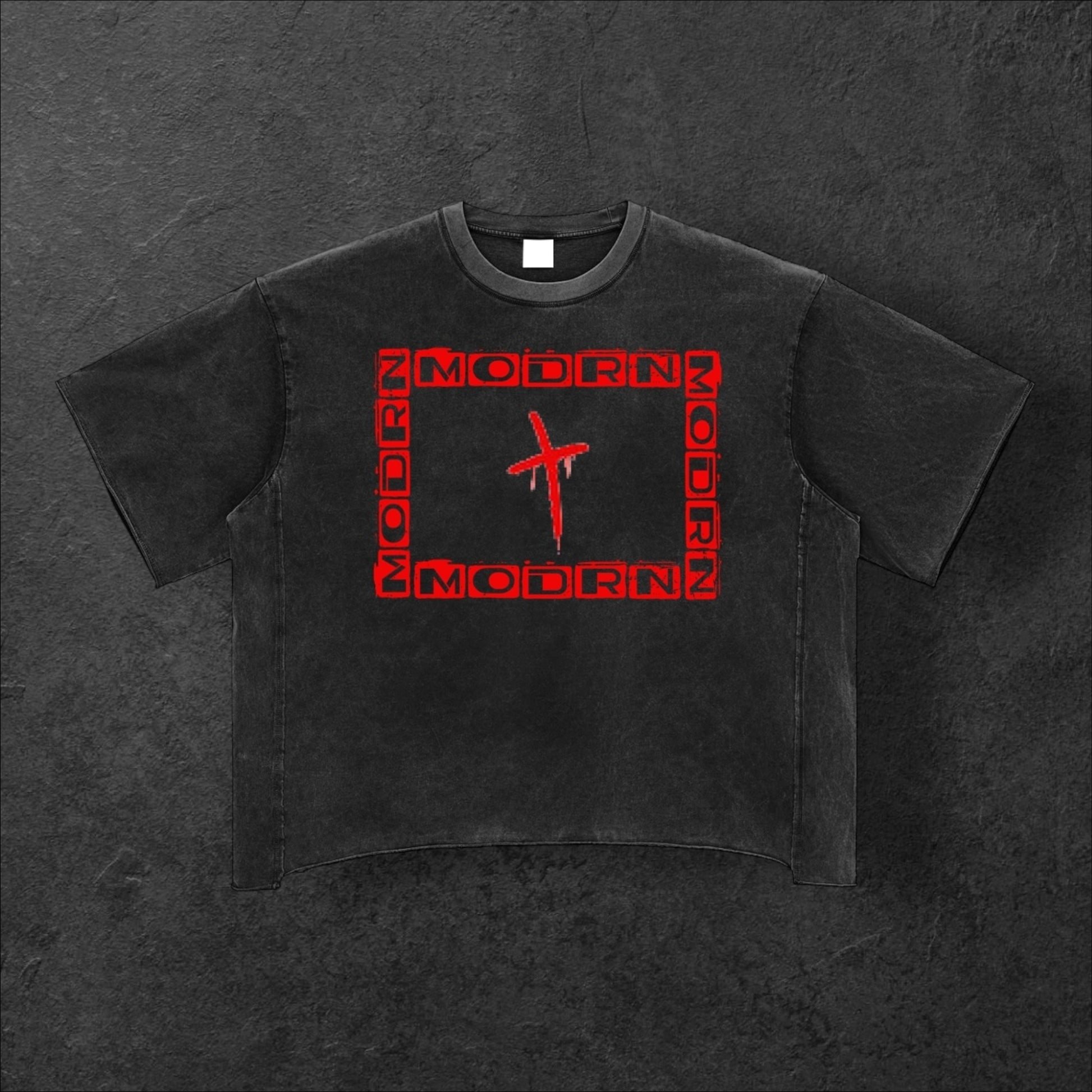 MODRN Raw Edge Boxy T-Shirt