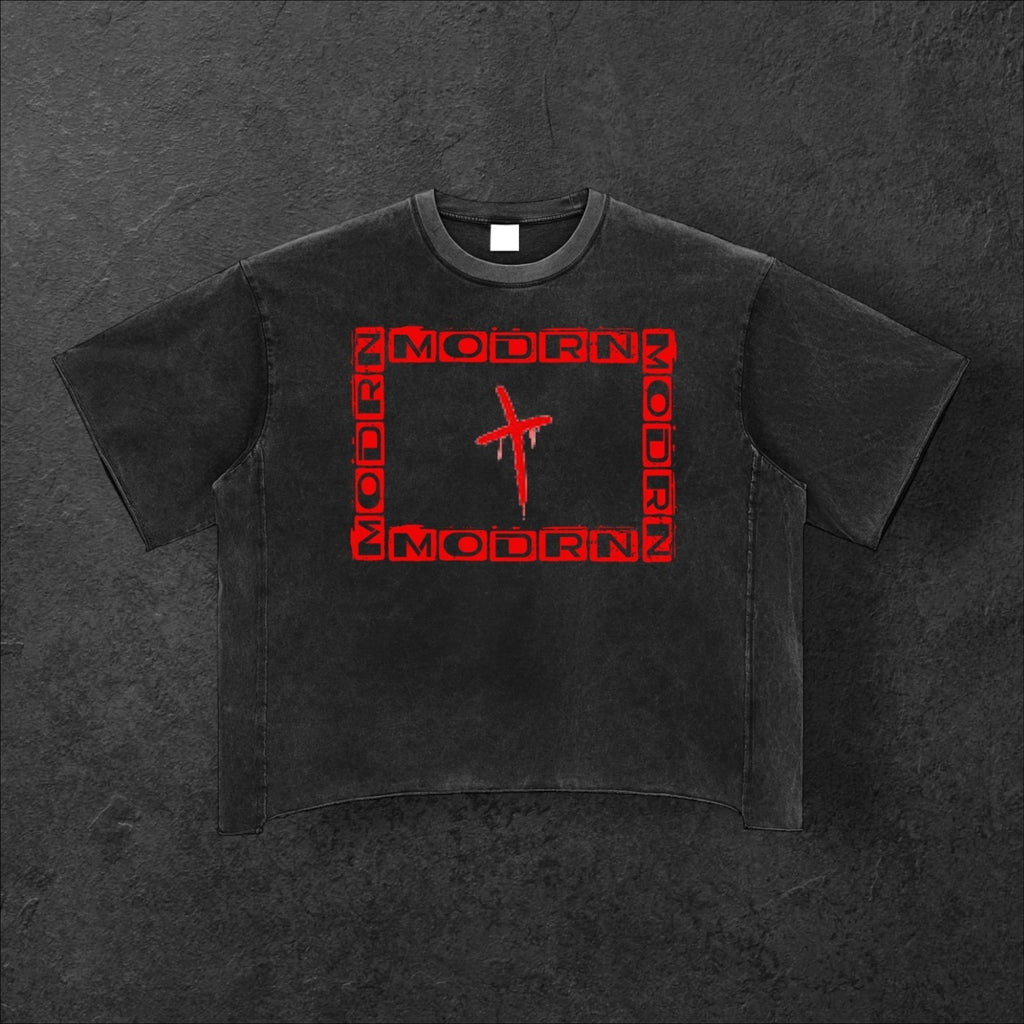 MODRN Raw Edge Boxy T-Shirt