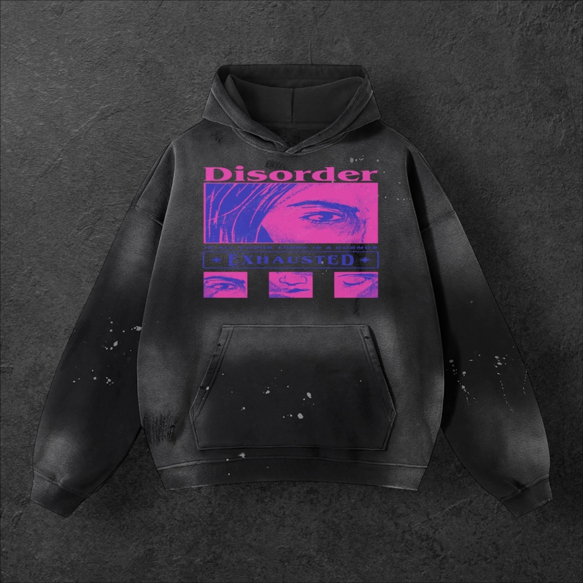 MODRN Disorder Vintage Frayed Hoodie