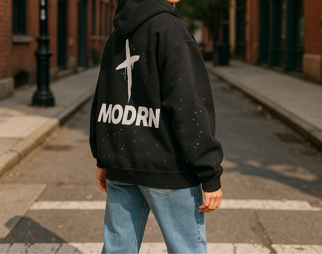 MODRN Disorder Vintage Frayed Hoodie