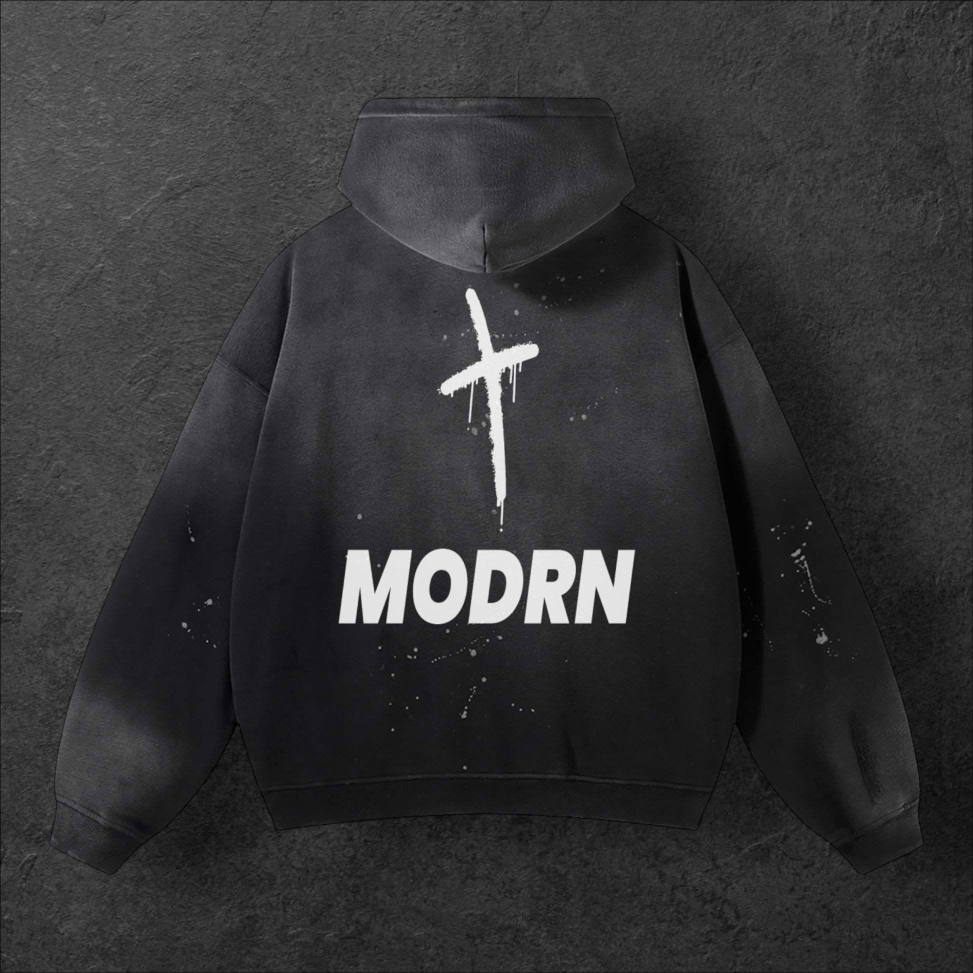 MODRN Disorder Vintage Frayed Hoodie