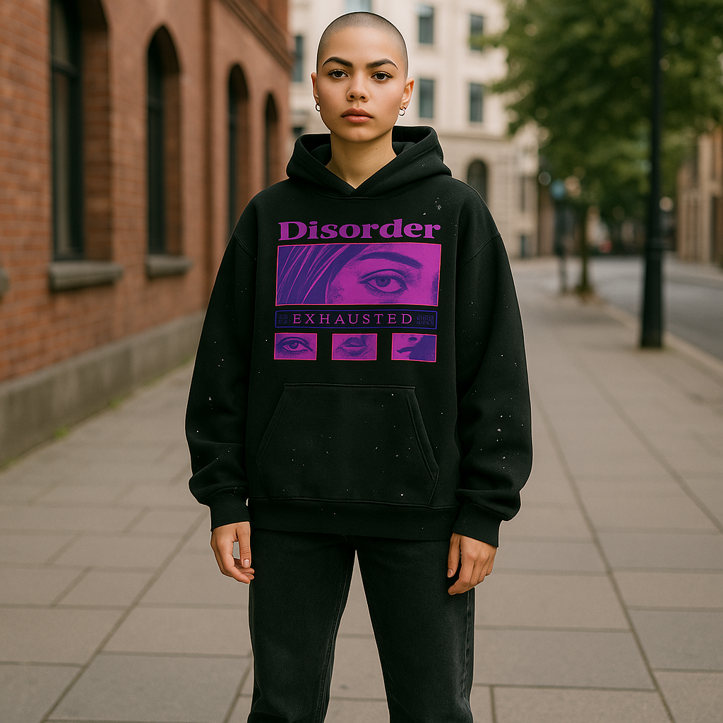 MODRN Disorder Vintage Frayed Hoodie